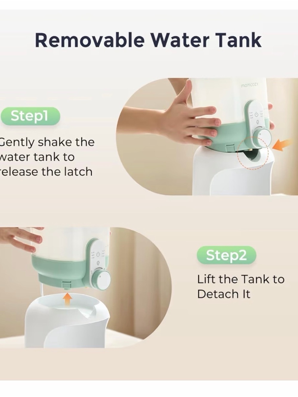NWT - Momcozy Mint Baby Bottle Water Warmer & Dispenser - Picture 6 of 9